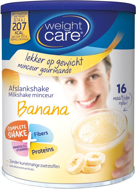 Weight Care Maaltijdshake Banaan - 436 gram