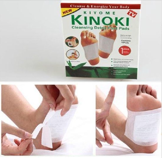 Kinoki detox voetpleisters - Detox pleisters - Ontgift het lichaam - 2x 10 stuks