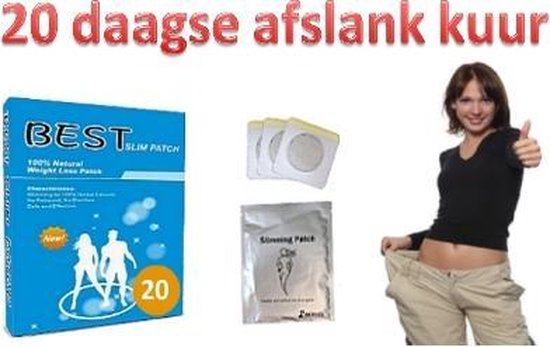 Best Slim Afslankpleisters - 20st | Slim Patch | Afval Pleisters |Belly Patches | Afvalpleisters | Afslanken Buik | Dieet Pleister - VetVerbrander