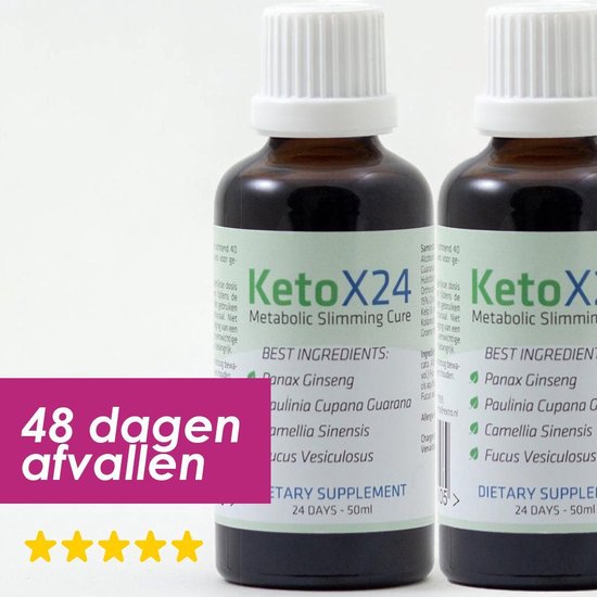 KetoX24 Afslanksupplement - 2 x 24 Dagen