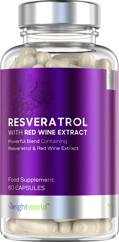 WeightWorld Resveratrol 250 mg - 60 Capsules